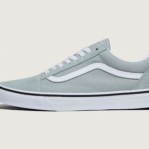 Vans Light Blue and White Sneakers